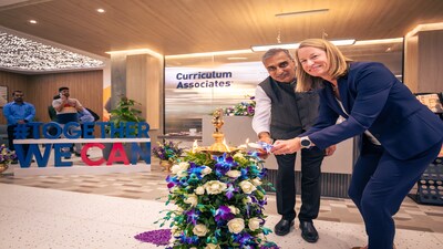 Rajeev Kapoor, Senior Vice President and Country Head of Curriculum Associates India & Kelly Sia, CEO of Curriculum Associates.