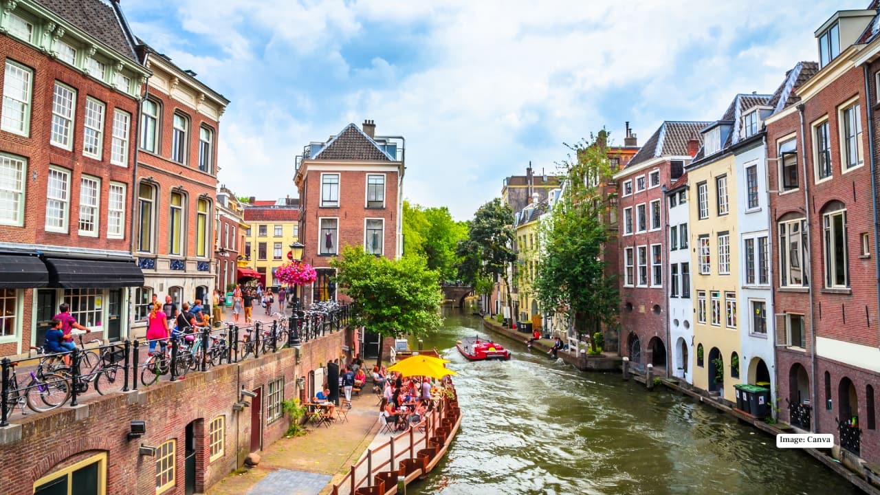 2. Utrecht, Netherlands — Stress score: 2.67/10 Utrecht closely follows Eindhoven with its low pollution, outstanding healthcare, and safe environment. While the cost of living is slightly higher, the city’s well-planned infrastructure and walkable neighbourhoods make everyday life smooth and convenient. With crime levels almost identical to Eindhoven’s, Utrecht delivers a calm, balanced urban experience that outperforms major cities like London or Dublin.