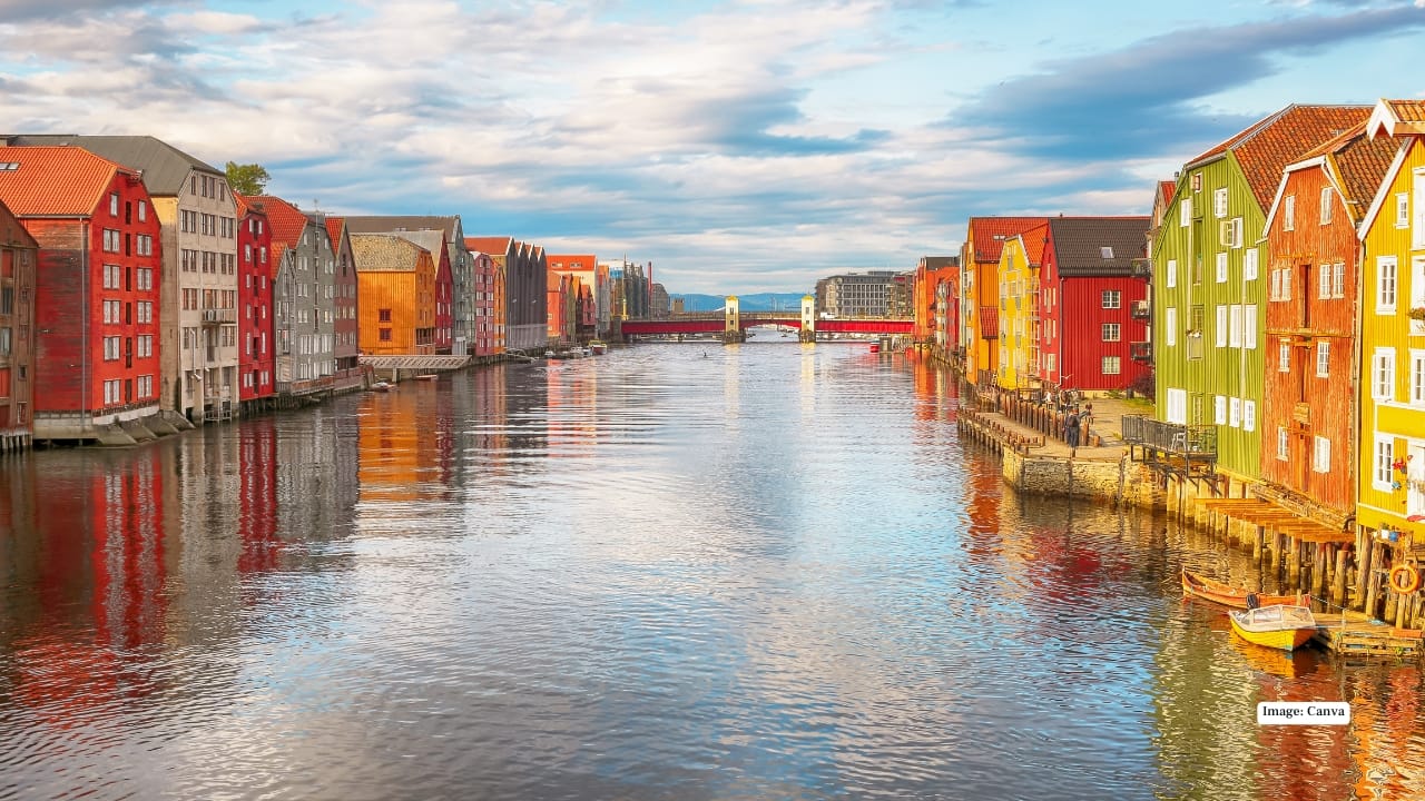 5. Trondheim, Norway — Stress score: 2.84/10 Sharing fifth place, Trondheim delivers a peaceful lifestyle surrounded by fjords, forests, and abundant green spaces. The city’s strong infrastructure, low crime rates, and clean environment keep daily stress levels minimal. Trondheim’s reliable healthcare system and calm neighbourhoods make it a top choice for residents seeking safety, comfort, and a close connection to nature without compromising modern amenities.