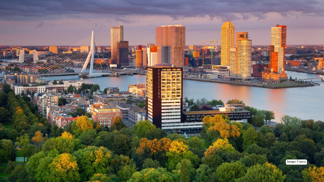10. Rotterdam, Netherlands — Stress score: 3.34/10 Rotterdam rounds off the top 10 with its futuristic architecture, reliable public transport, and clean environment. While slightly busier than other Dutch cities on the list, it remains far less stressful than most major global hubs. Efficient infrastructure, accessible healthcare, and a strong sense of safety help Rotterdam maintain a balanced, comfortable lifestyle for residents seeking urban convenience without chaos.