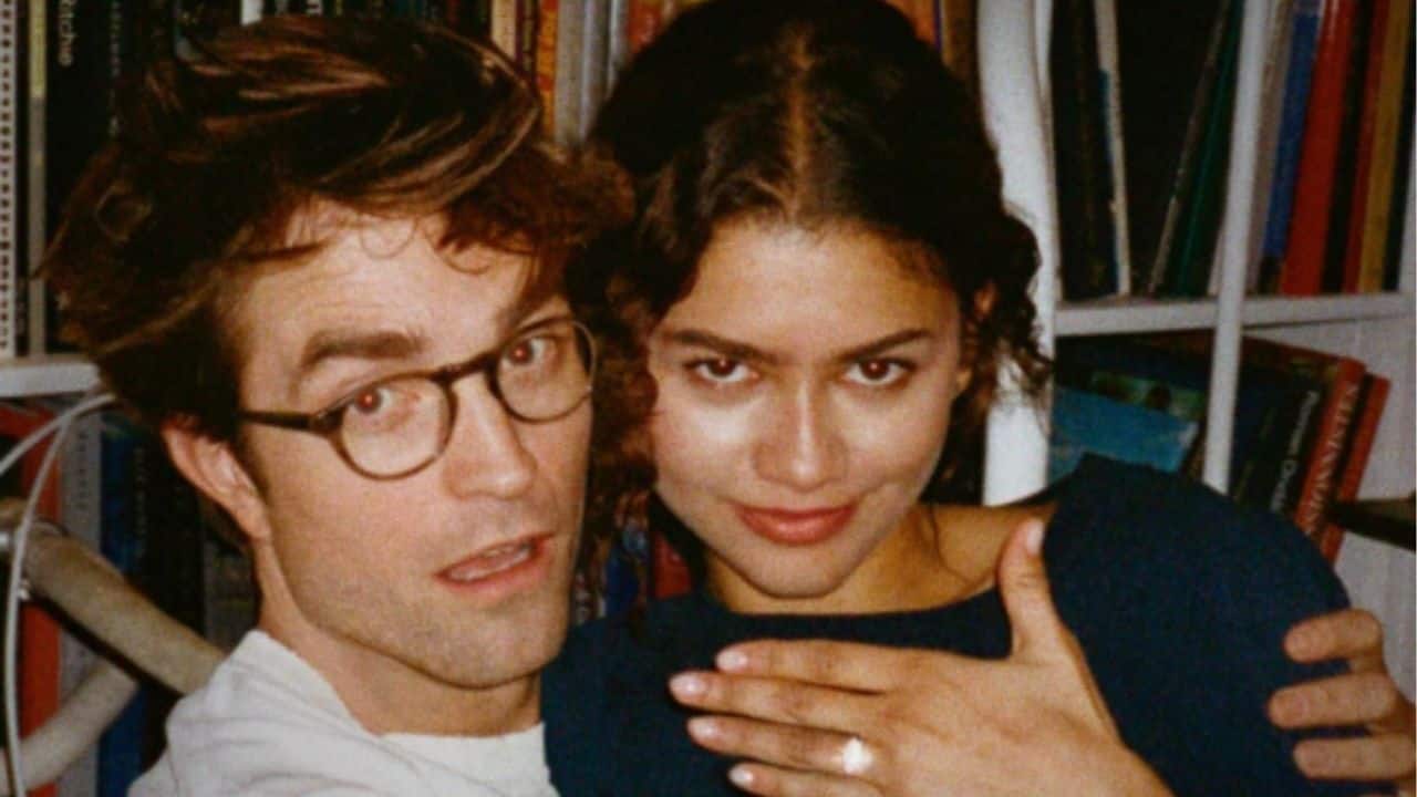 Zendaya shares fake engagement pic with Robert Pattinson in their new film The Drama's first look