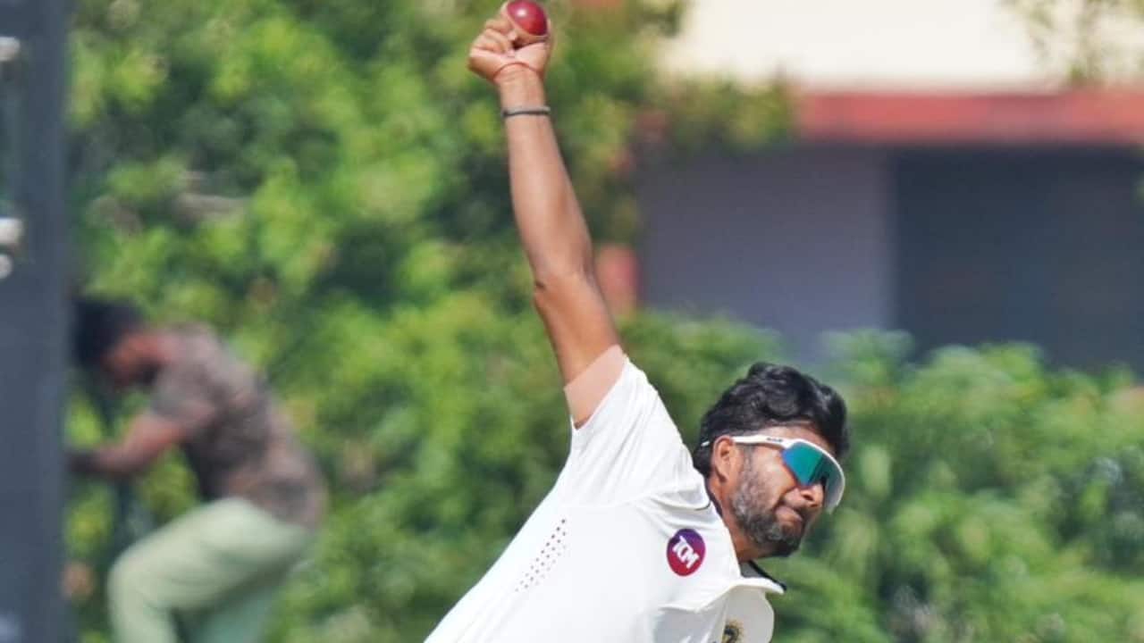 At 39, Jalaj Saxena is set to be the oldest player in the upcoming auction, listed at a base price of Rs 40 lakh. A domestic cricket titan, Saxena has dominated the Ranji Trophy for nearly two decades and holds the distinction of being the first player to score 7000 runs and take 400 wickets in the competition. At 39, Jalaj Saxena is set to be the oldest player in the upcoming auction, listed at a base price of Rs 40 lakh. A domestic cricket titan, Saxena has dominated the Ranji Trophy for nearly two decades and holds the distinction of being the first player to score 7000 runs and take 400 wickets in the competition.