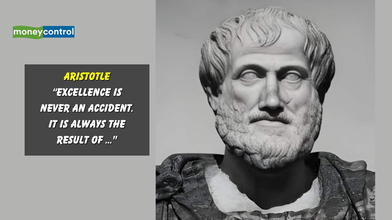 Quote of the day by Aristotle: “Excellence is never an accident. It is always the result of ..."