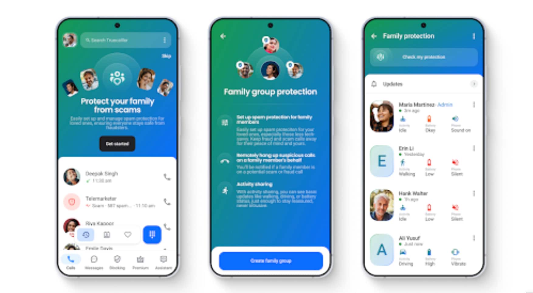 Remote monitoring and safety tools The feature equips the Family Admin with tools to guide safety across the group. They can view status indicators such as battery level, phone activity and availability of each member. The Admin can also send suspicious calls to family members remotely, providing timely intervention. These capabilities help families understand how their loved ones are using their devices and offer support when needed. Remote monitoring and safety tools The feature equips the Family Admin with tools to guide safety across the group. They can view status indicators such as battery level, phone activity and availability of each member. The Admin can also send suspicious calls to family members remotely, providing timely intervention. These capabilities help families understand how their loved ones are using their devices and offer support when needed.