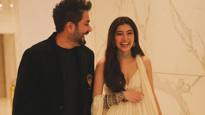 Sara Arjun with Aditya Dhar 
