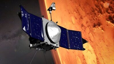 NASA has confirmed it lost contact with Mars orbiter MAVEN. (Image: NASA/GSFC)