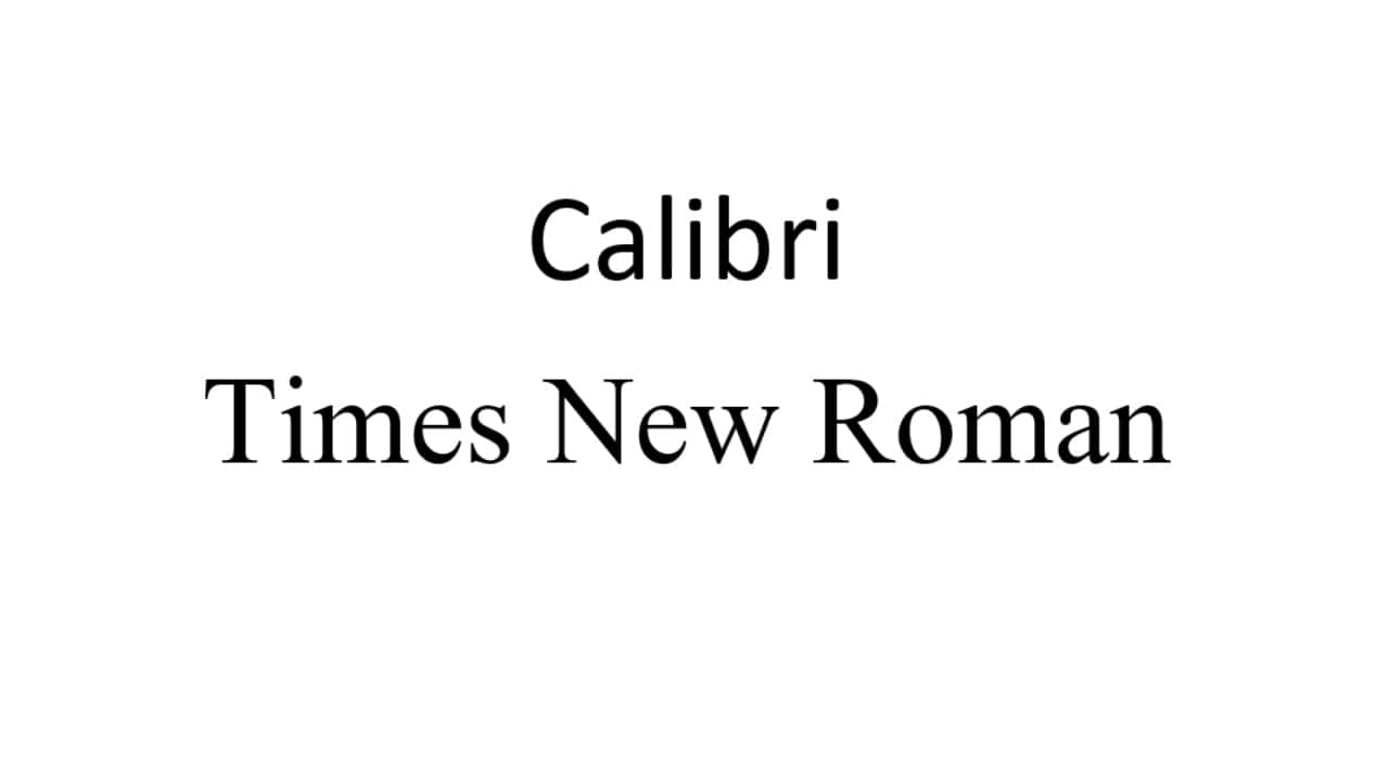 Popular font Calibiri has been banned by US state departments, the reason will shock you