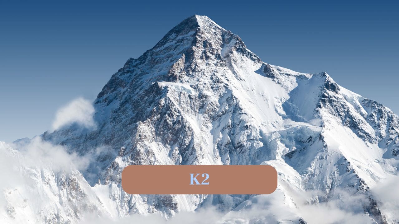 2. K2: K2’s glaciers move slowly yet reshape valleys and peaks, offering scientists insights into ice flow, erosion and climate-driven glacier retreat patterns. (Image: Canva)