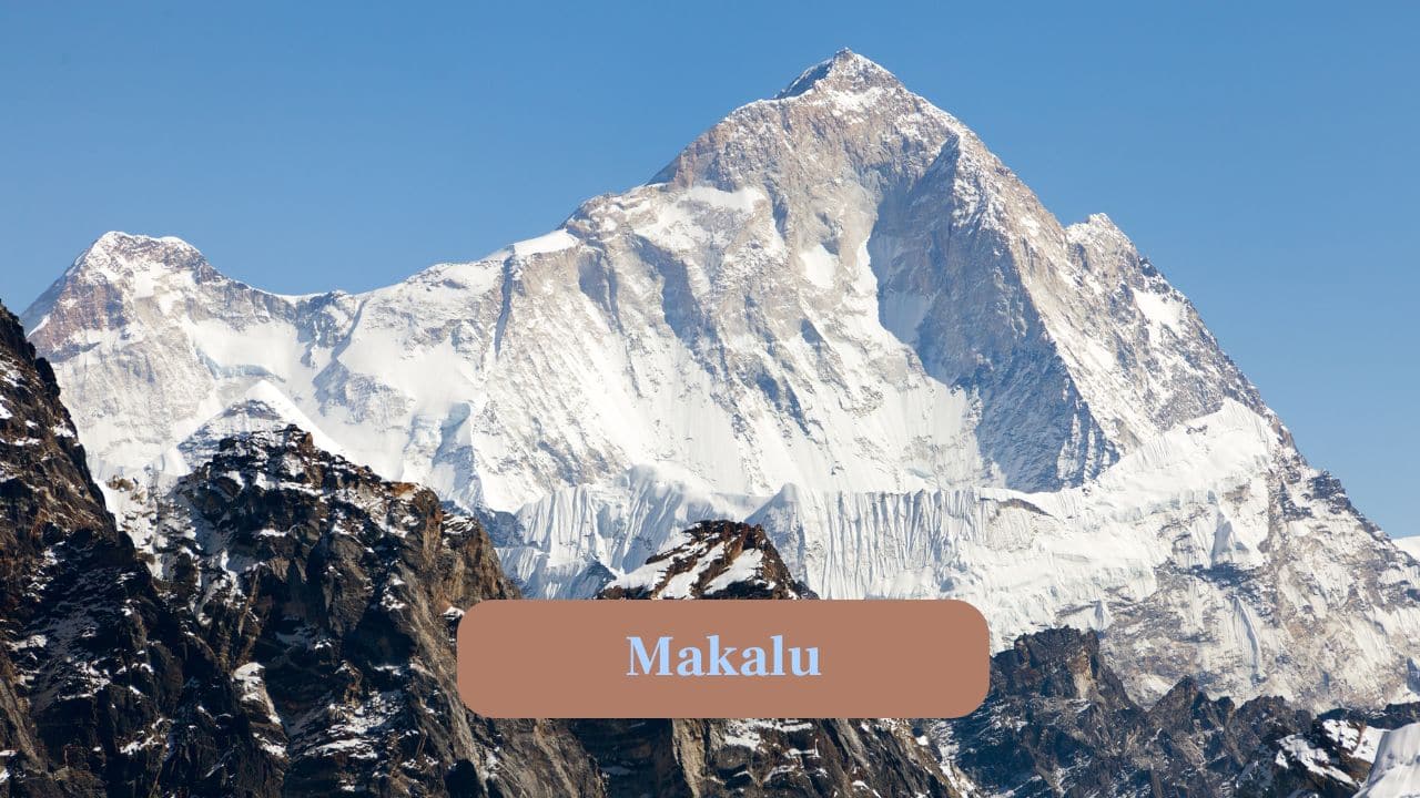 5. Makalu: Makalu showcases mechanical and chemical erosion processes shaping sharp ridges, cliffs and valleys, demonstrating natural landscape evolution over millennia. (Image: Canva)