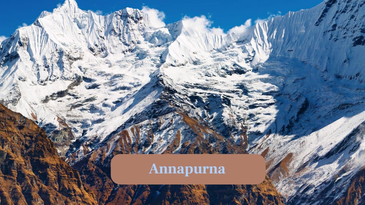 10. Annapurna: Avalanche-prone slopes of Annapurna reveal interactions between snow, ice and rock, helping scientists study slope stability, landslide triggers and sediment transport dynamics. (Image: Canva)