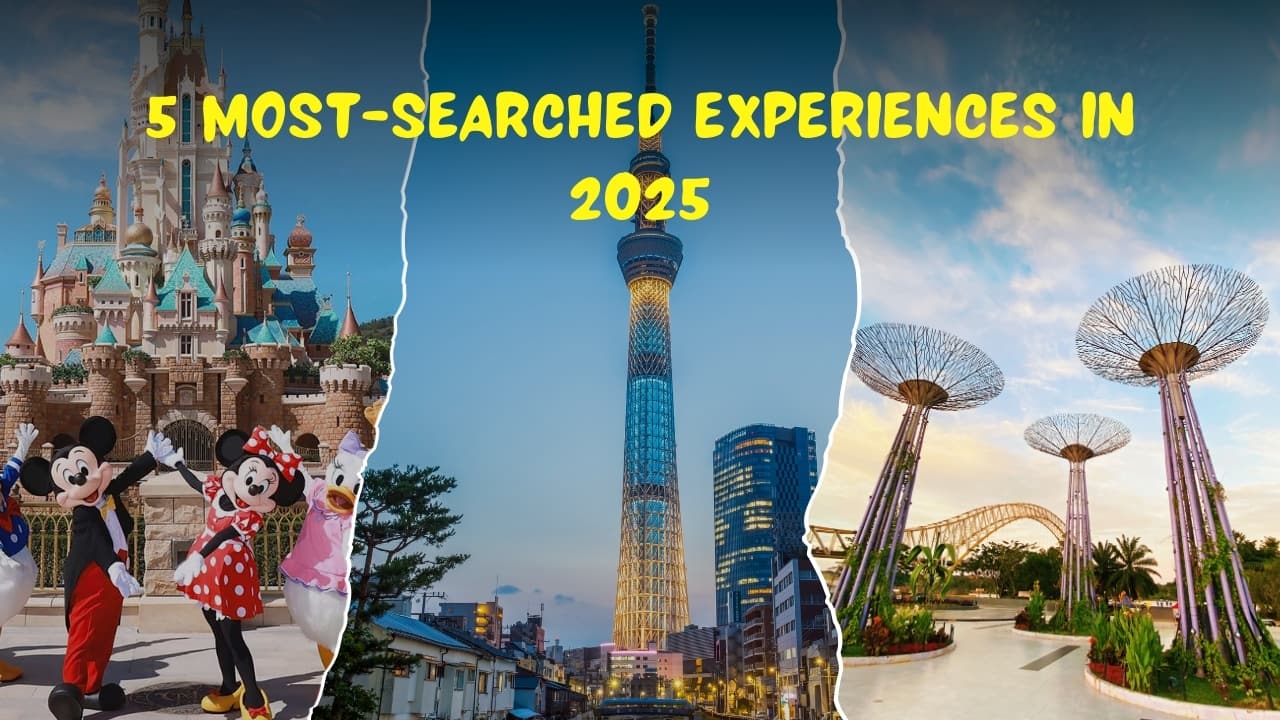 Top 5 most-searched travel experiences of 2025—according to Agoda