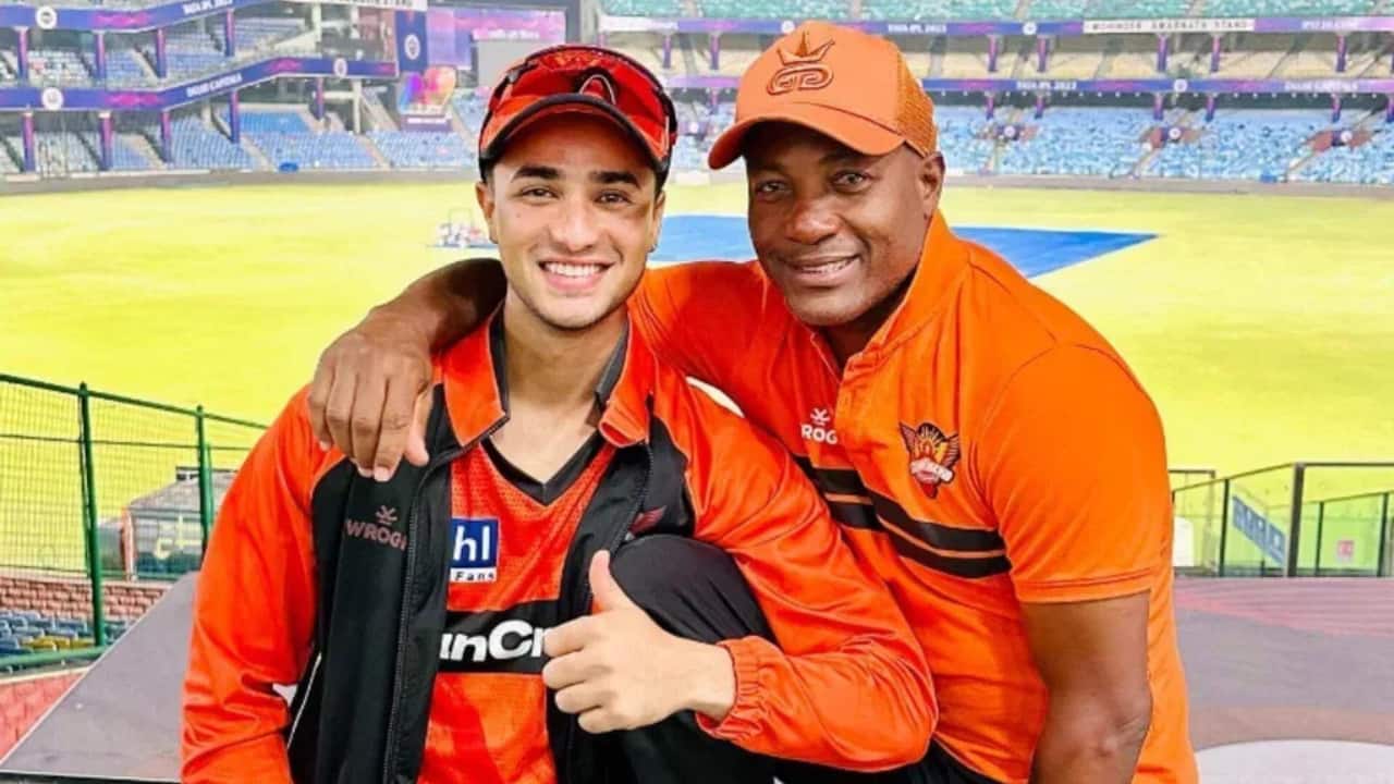 'They speak hours on call': Abhishek Sharma's father reveals Brian Lara preparing youngster for Test debut