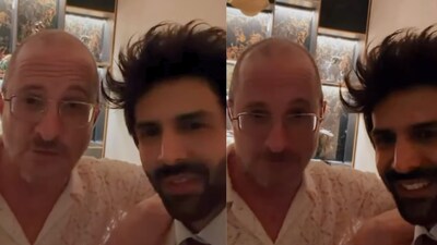 Kartik Aaryan and Darren Aronofsky shot a video together