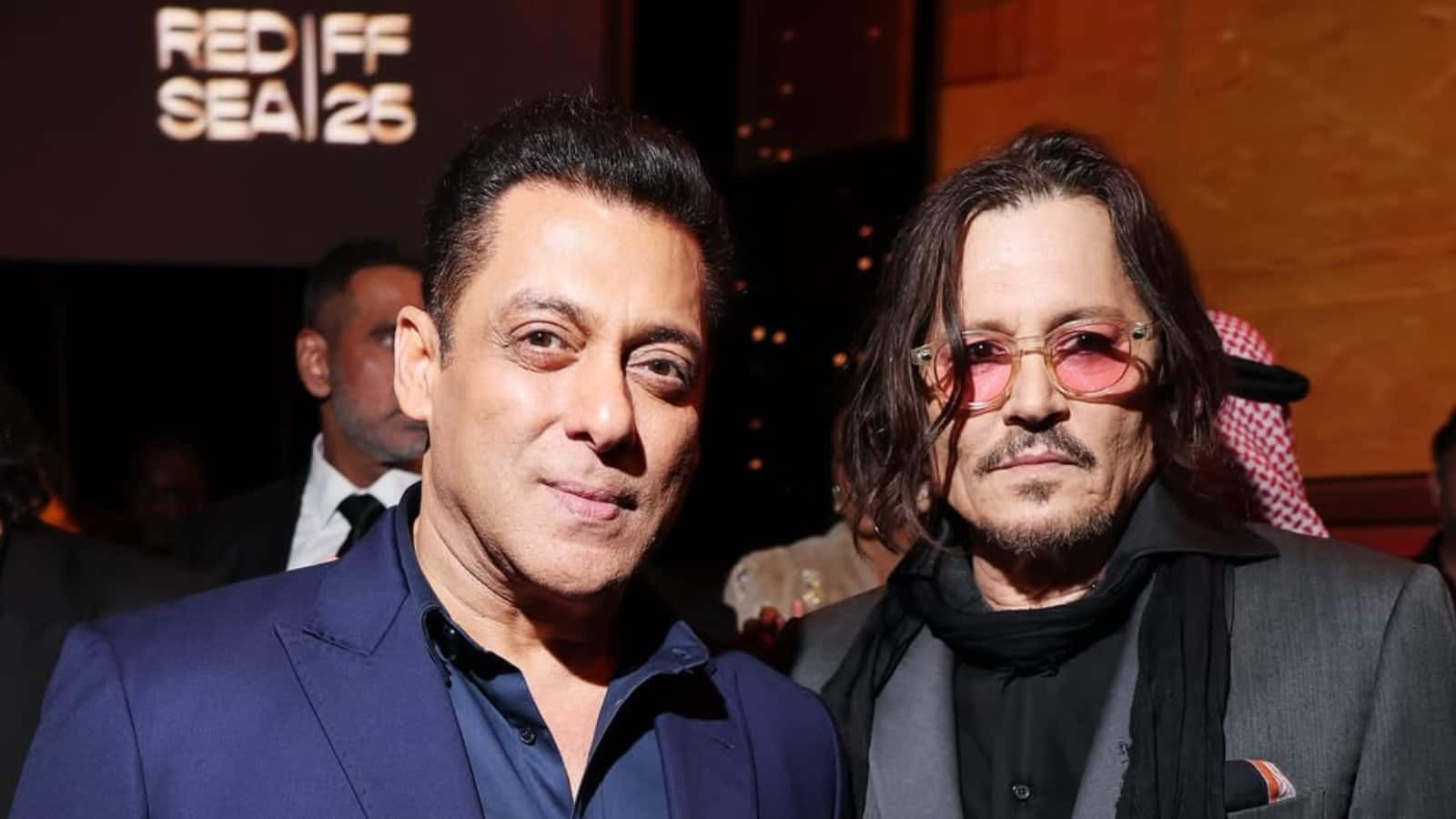 Salman Khan meets Hollywood legend Johnny Depp at Red Sea International Festival, pic goes viral
