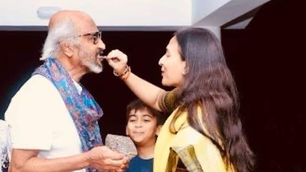 Rajinikanth's daughter Aishwarya wishes him with rare unseen birthday celebration pic: "My life.. my father"