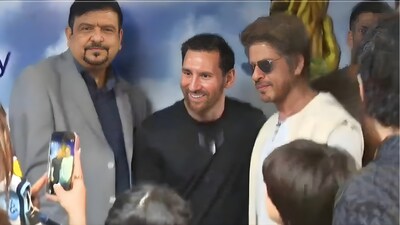 Shah Rukh Khan meets Lionel Messi