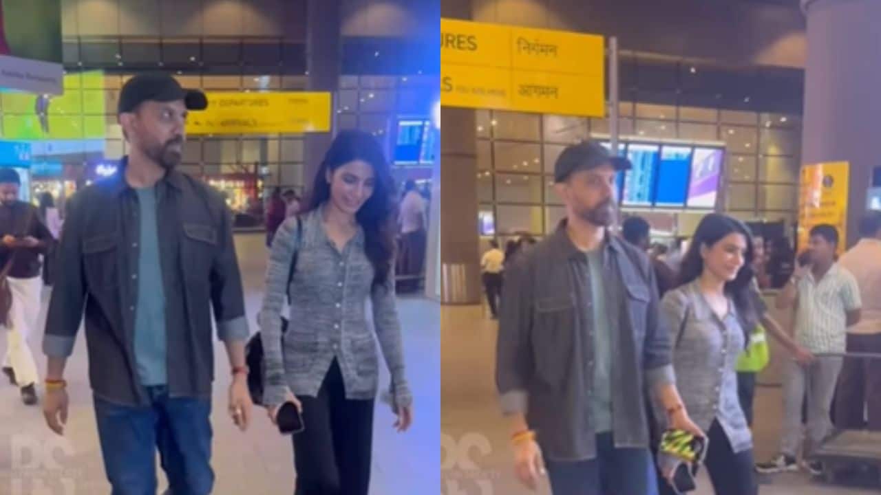Samantha Ruth Prabhu, Raj Nidimoru make first public appearance at Hyderabad airport after wedding: Watch video