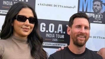 Bengali actor Shubhashree Ganguli trolled for clicking pics with Messi as fans miss a glimpse: ‘Disgrace’