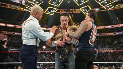WWE honours John Cena with touching farewell: Cody Rhodes, CM Punk perform special act (WWE Photo)