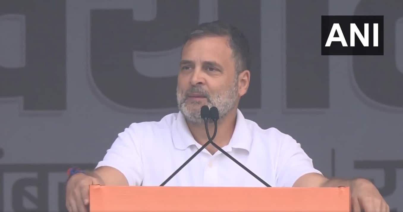 Rahul Gandhi addresses mega rally at Ramlila Maidan, vows to remove Modi-Shah ‘RSS government’