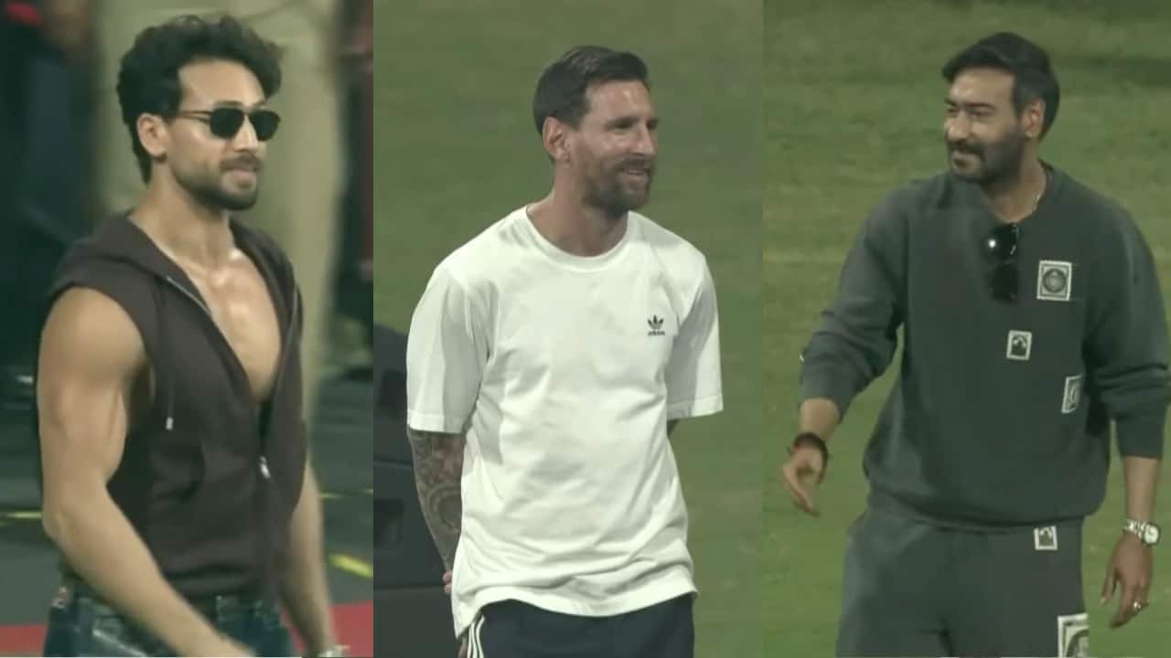 Booing a Ajay Devgn y Tiger Shroff durante el evento de Messi en Mumbai