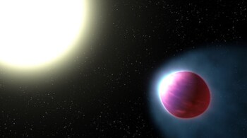 Exoplanet WASP-121b, or Tylos, and its star (Image: NASA/ESA/G. Bacon/STSci)