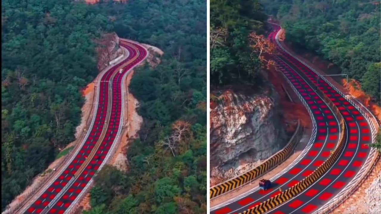NHAI introduces India’s first wildlife-safe road with table-top red marking on NH-45 through Madhya Pradesh forest corridor: All you need to know