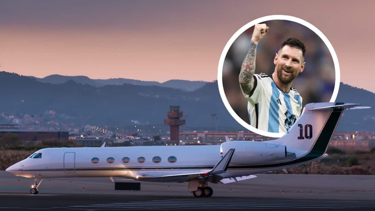 Lionel Messi arrived in India in his luxurious private jet, can you guess its price?