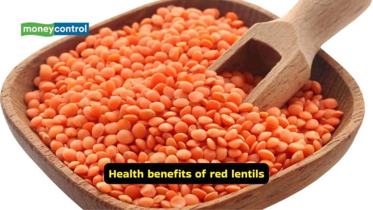 Health benefits of red lentils One of her favourites on the list for soup, she said red lentils contain 8 grams of fibre per half cup, cooked.