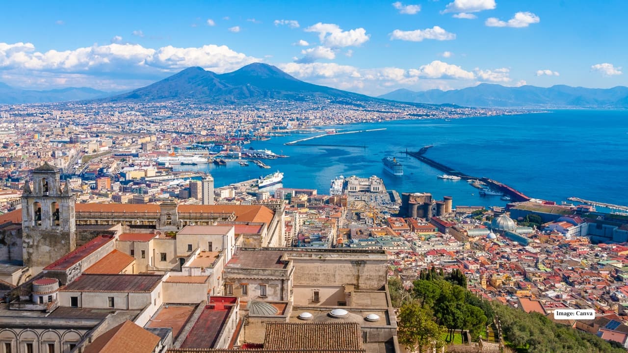 5. Naples, Italy Estimated monthly cost: 840.0€ (Rs 89,315.7), excluding rent Italy’s southern gem is known for pizza, historic landmarks, and Mediterranean charm. Naples is cheaper than Rome or Milan, with affordable markets, cafes, and daily life making it a great destination for expats.