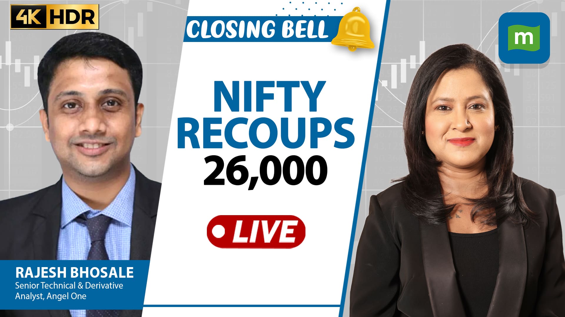 Nifty recovers from day’s low to edge back above 26,000 | Closing Bell Live