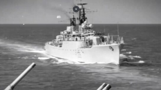 Vice Admiral SM Nanda and the missile-boat commanders of Operation Trident