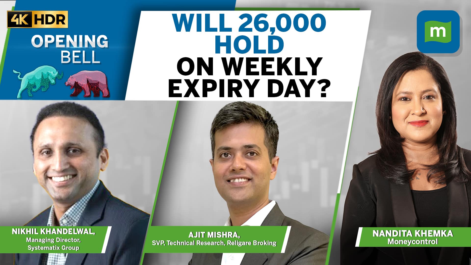Will Nifty Make A Dash At 26,100 On F&O Expiry Day? | Opening Bell Live
