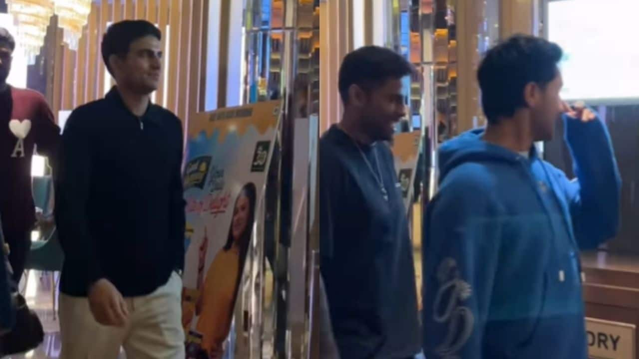 Shubhman Gill, Suryakumar Yadav, Abhishek Sharma and Team India watch Dhurandhar together in Lucknow, watch video