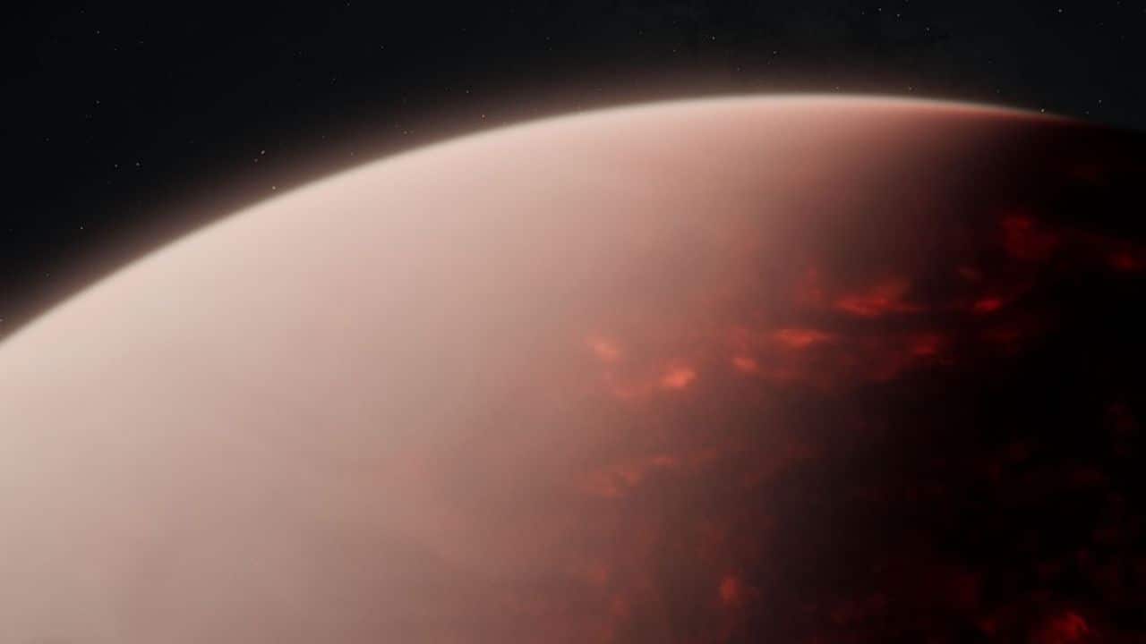 NASA's James Webb Telescope Detects Substantial Atmosphere on Scorching Lava Planet