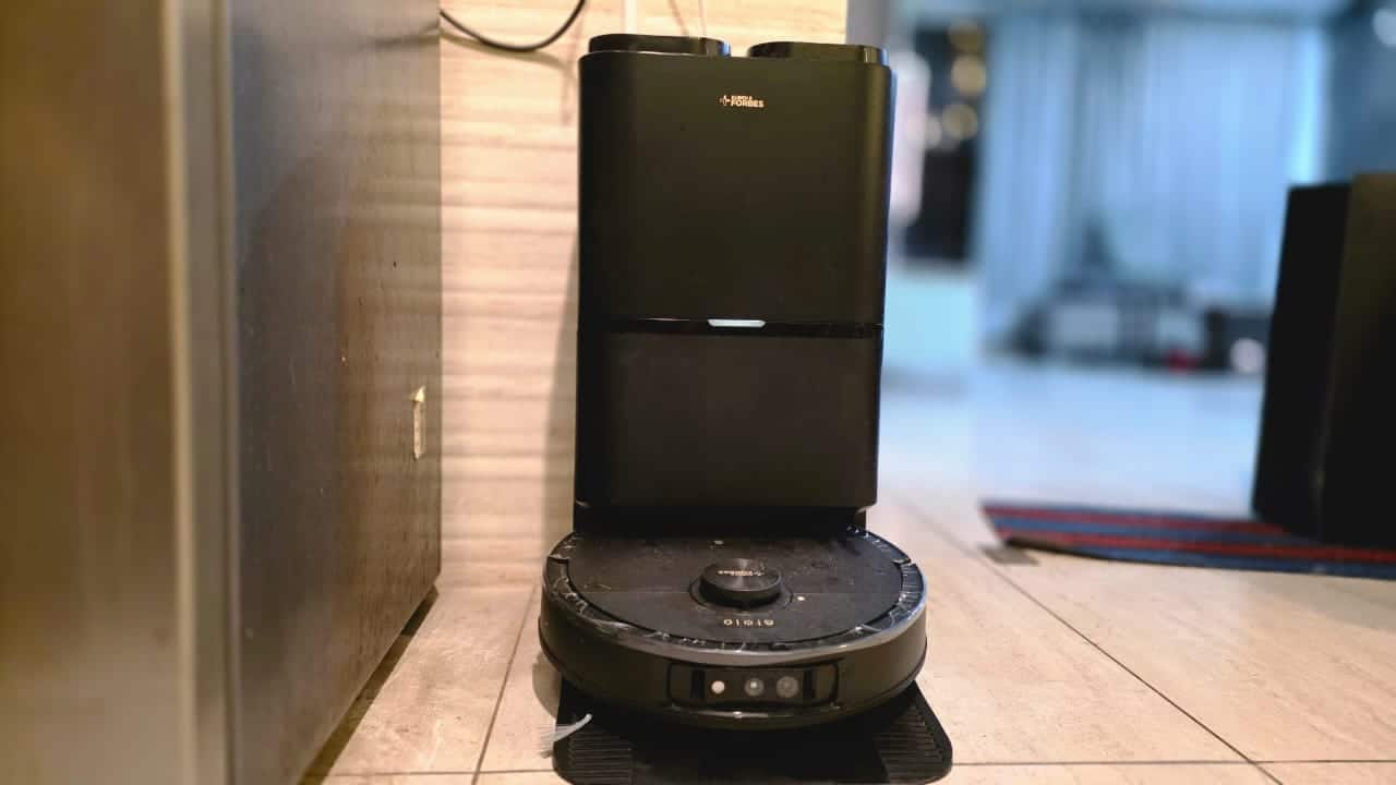 Eureka Forbes SmartClean Robotic Vacuum: A premium cleaning station priced around ₹71,999 that offers total hands-free operation with auto-dust disposal, hot water mop washing, and advanced LiDAR 3.0 navigation. Eureka Forbes SmartClean Robotic Vacuum: A premium cleaning station priced around ₹71,999 that offers total hands-free operation with auto-dust disposal, hot water mop washing, and advanced LiDAR 3.0 navigation.