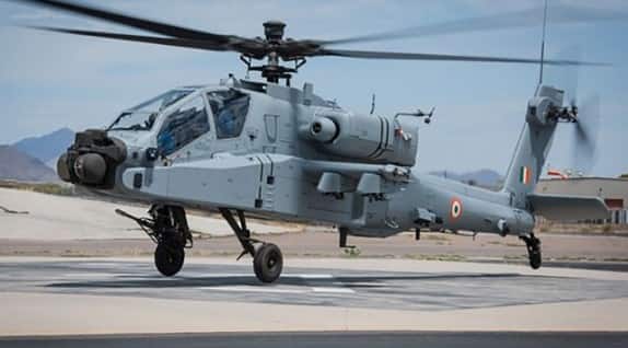 Big boost for India's military might: Final batch of 3 US-made Apache attack choppers arrive at Hindon
