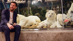 Lionel Messi visits wildlife conservation centre Vantara in Jamnagar | In Pictures