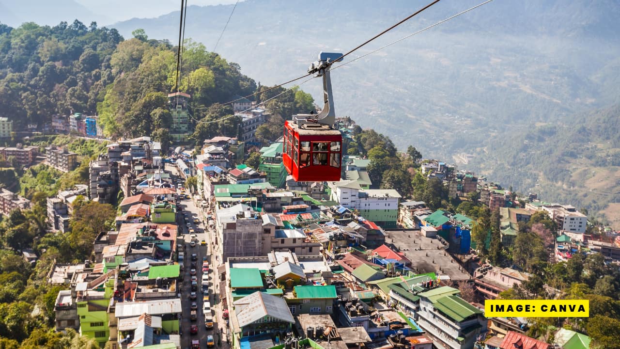 Gangtok, Sikkim: Gangtok offers a subdued Christmas experience, marked by cold weather and church services within local communities.