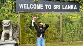 IN PICS: Rashmika Mandanna visits Sri Lanka with her girl gang; fans call it her “bachelorette”