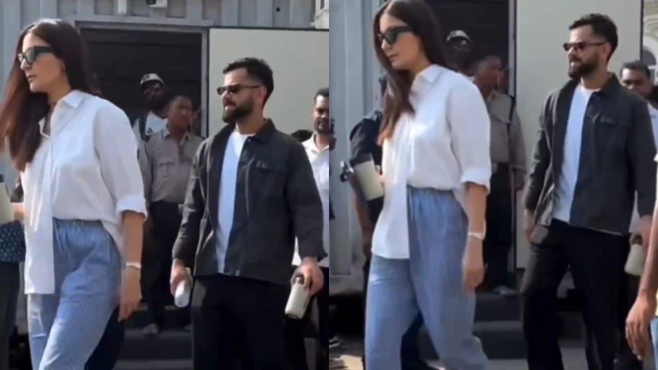 Anushka Sharma, Virat Kohli visit Alibaug home days after visiting Premanand Maharaj in Varanasi: Watch