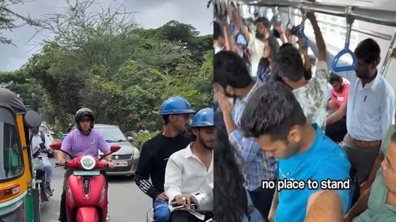 Metro vs. Scooty: Two men race to test Bengaluru traffic—guess who won?