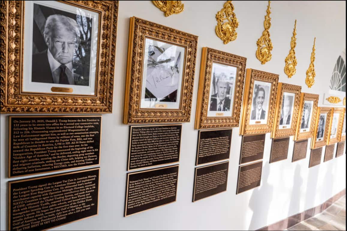 ‘Sleepy Joe’, ‘Divisive Obama’: Trump hangs critical plaques at White House