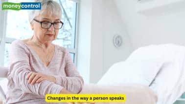 Facial and speech changes Hypomimia, also called masked facies, refers to the reduction in facial expressions. It is the result of reduced facial movements, which ultimately shows a monotonous appearance. The speaking pattern also slows down, and the person talks softly. 