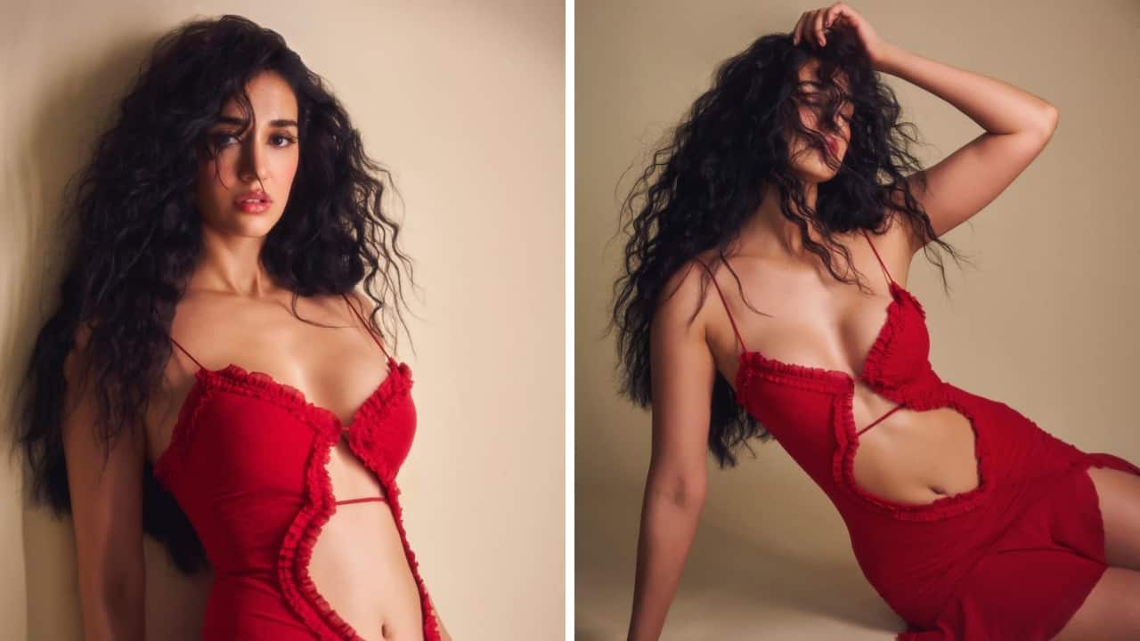 Disha Patani: Disha loves sporting trendy fits with eye-catching cuts. This one’s no different and qualifies as one of the hottest dresses. It’s strappy, plunging, and short—great for those who want to opt for a playful fit for a fun outing this festive season.