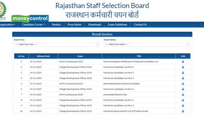 Rajasthan VDO Result 2025 Declared! Check Now at rssb.rajasthan.gov.in