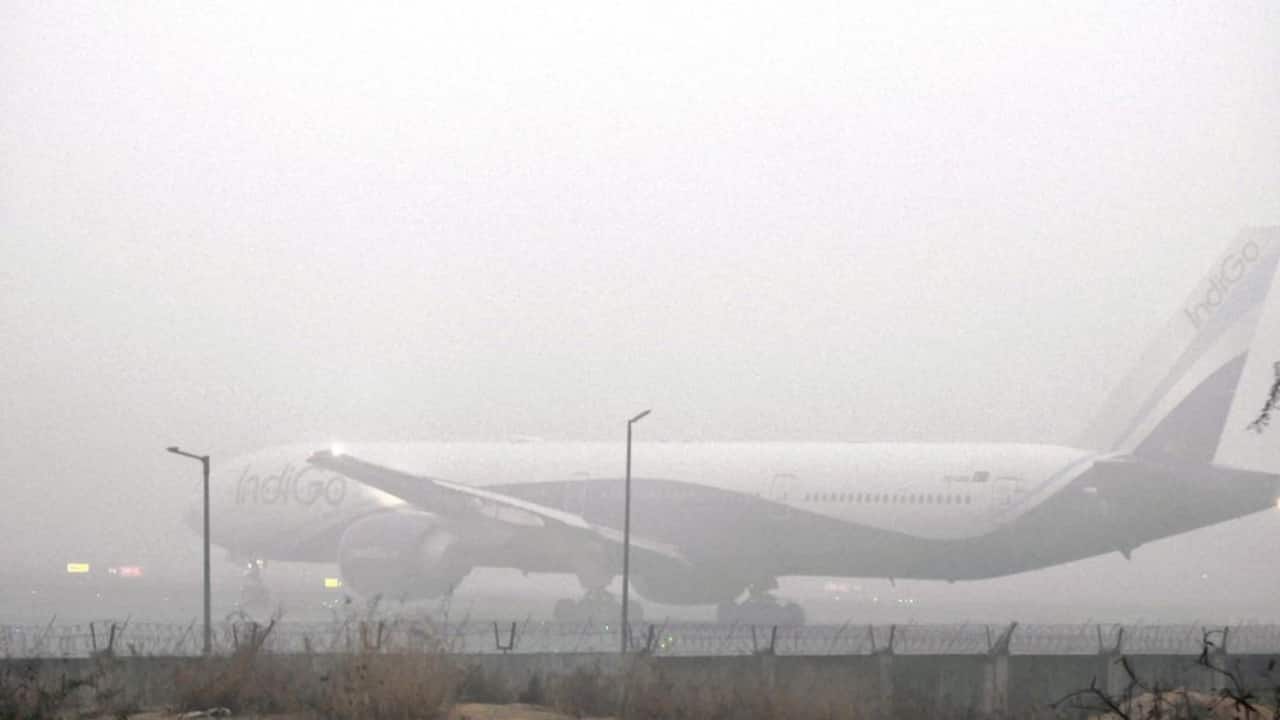 Over 150 flights delayed at Delhi airport as IndiGo cancels two amid fog conditions