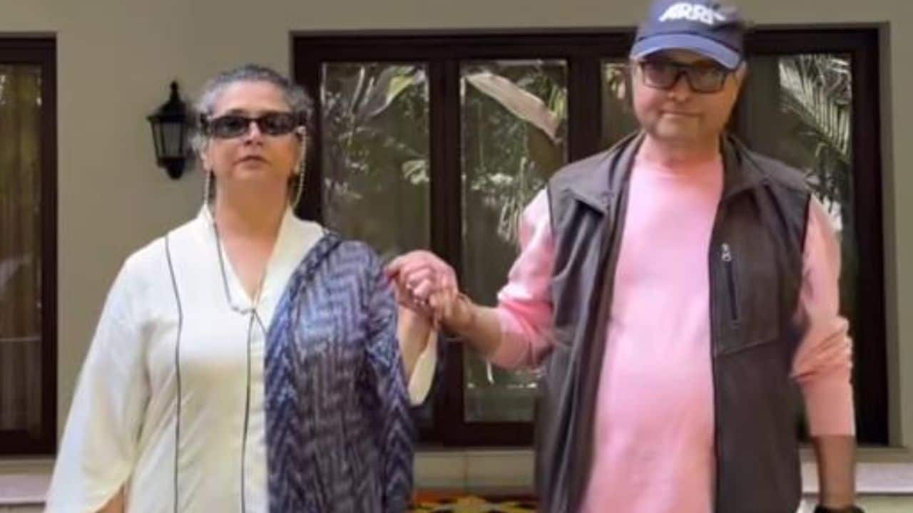 Shriya Pilgaonkar shares adorable video of Sachin Pilgaonkar and Supriya Pilgaonkar dancing on viral song on their 40th anniversary