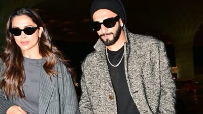 Ranveer Singh with wife Deepika Padukone 