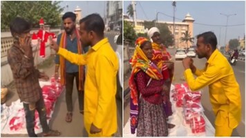 'This is Hindu rashtra. You can't sell Christian items here': Men harass Santa hat sellers in Odisha
